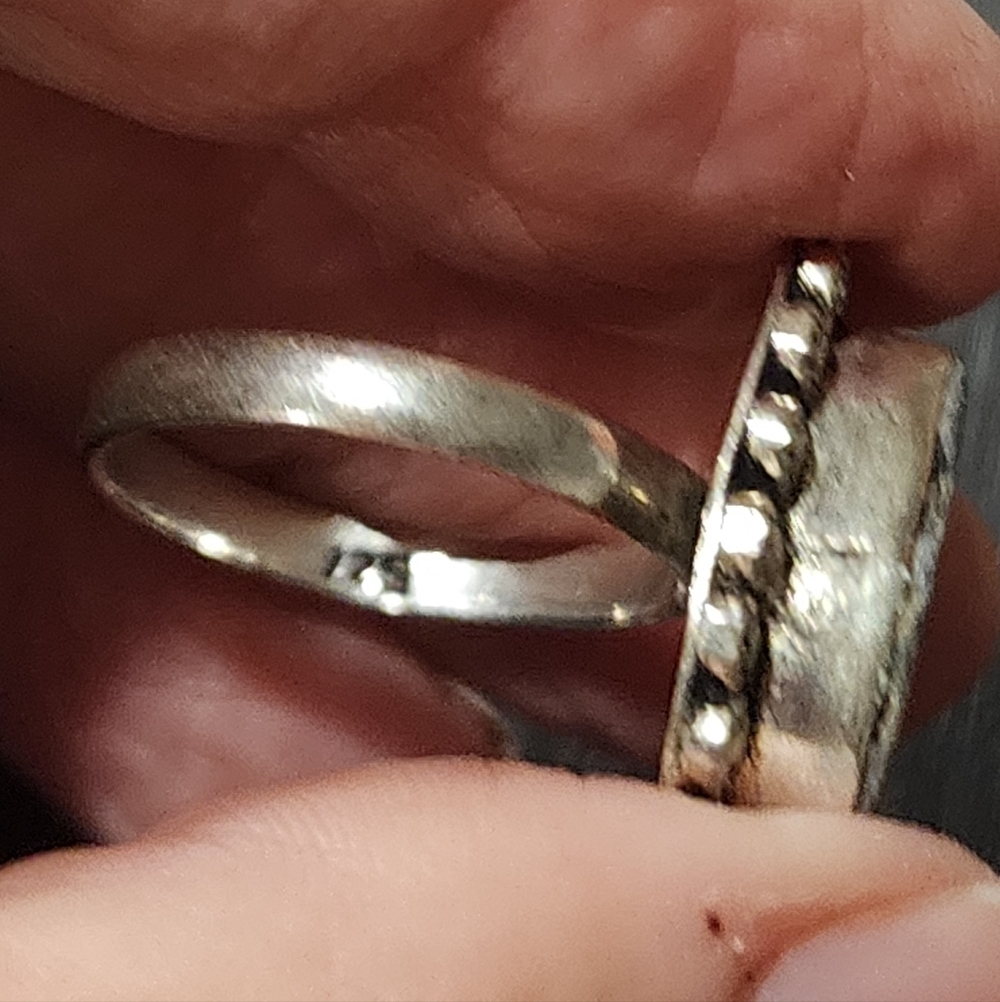 Sterling Silver Green Abalone Ring - Picture 7 of 10